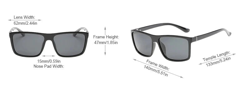 Classic Black Polarized Shades