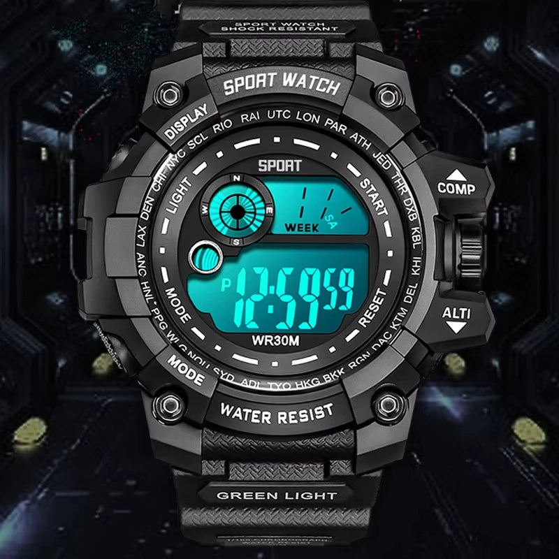 Military Waterproof Digital Watch