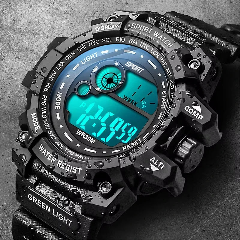 Military Waterproof Digital Watch